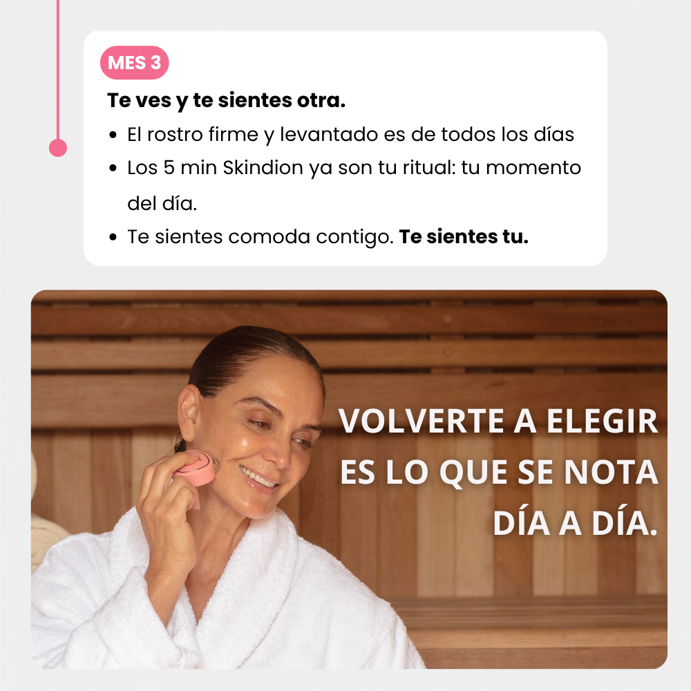 Dispositivo de Lifting Facial Skindion Rosa