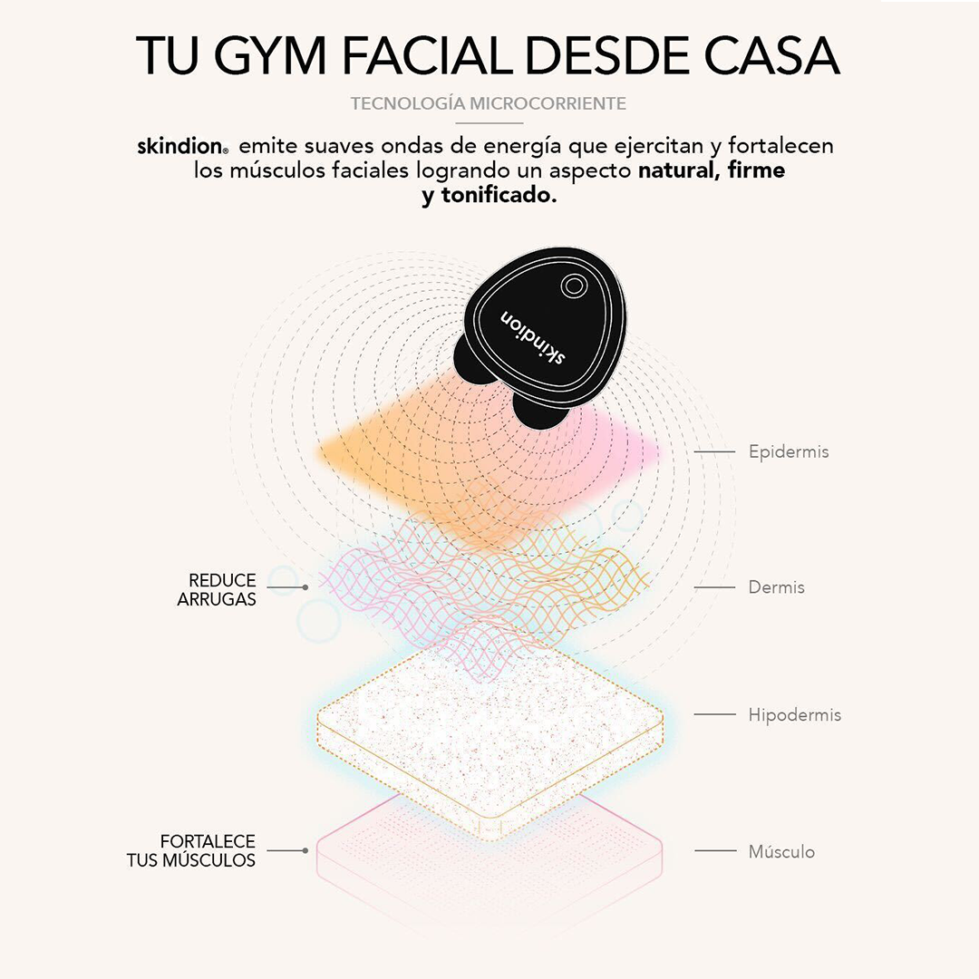 Dispositivo de Lifting Facial Skindion Negro