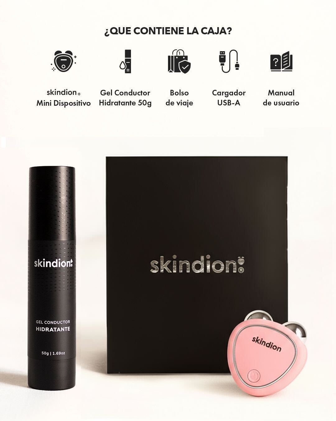 Dispositivo de Lifting Facial Skindion Rosa