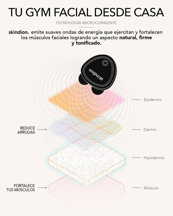 Dispositivo de Tonificación Facial Skindion Rosa
