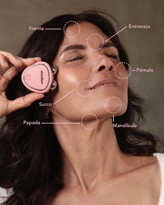Dispositivo de Tonificación Facial Skindion Rosa