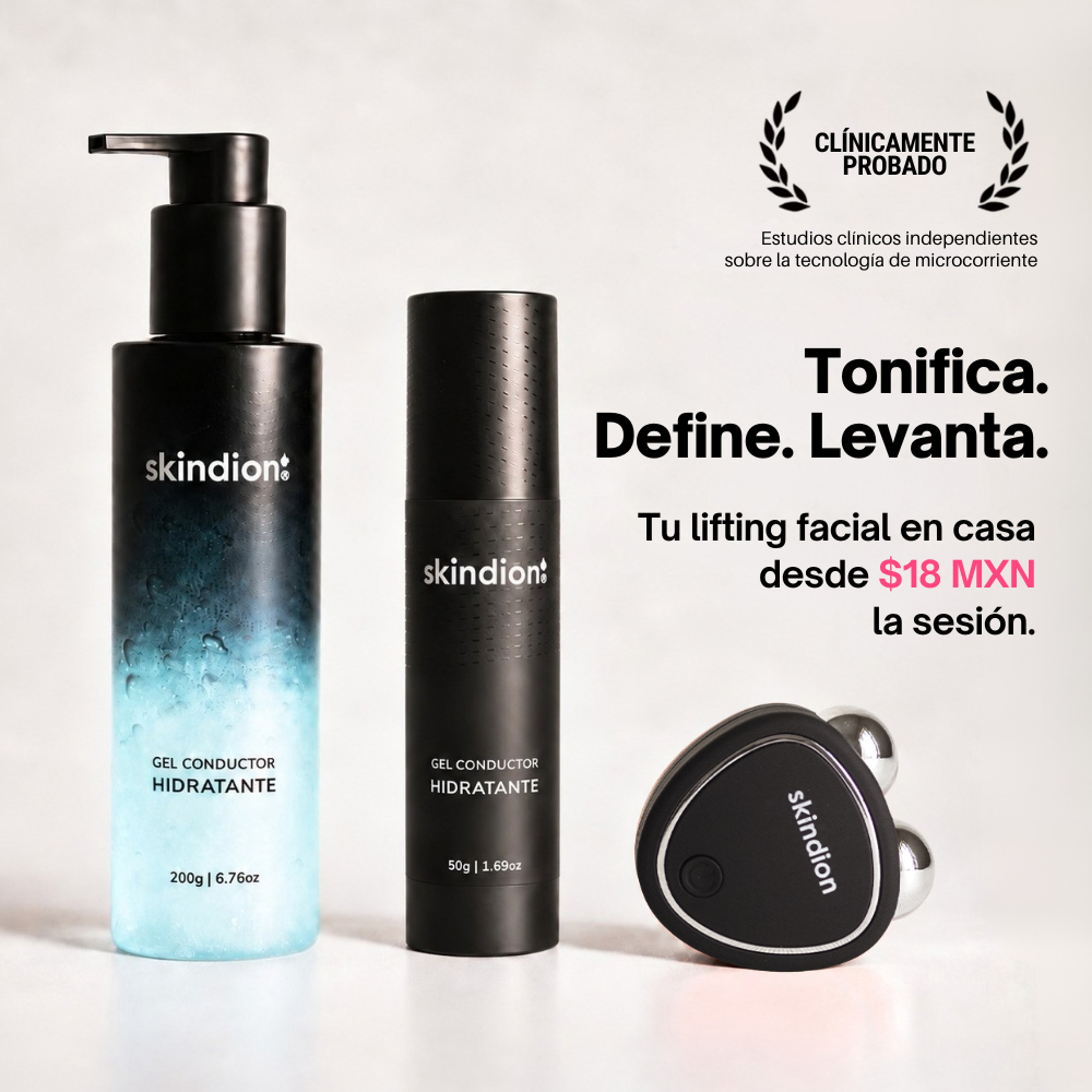 PROTOCOLO FIRMEZA: Dispositivo de Lifting Facial Skindion Negro