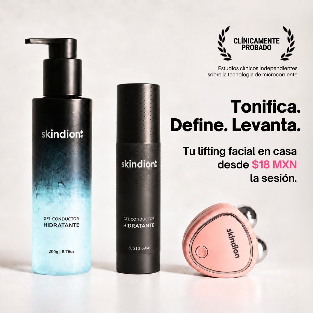 PROTOCOLO FIRMEZA: Dispositivo de Lifting Facial Skindion Rosa